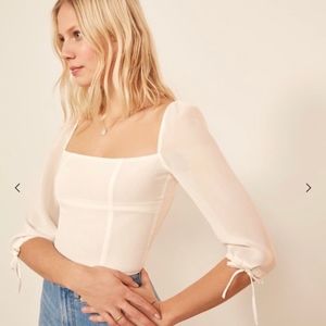 Reformation Grove Top - 6 - NWT